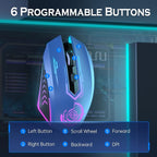 UHURU Gaming Mouse, Wireless Gaming Mouse - Image 4