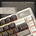 RK ROYAL KLUDGE L75 Gasket Mount Mechanical Keyboard w/Knob/Macro Keys & - Image 5