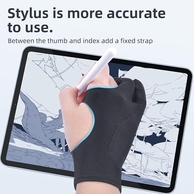2-Pack Drawing Glove Palm Rejection - Image 5