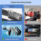 60FPS 9.2″ OEM Rear View Mirror Camera, Dash Cam, Detached Front Lens, Digital - Image 3