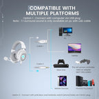 EKSA USB Gaming Headset for PC, Computer Headphones - Image 6