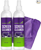 Screen Cleaner Spray and Microfiber Cloth 2-Pack by Screen Mom-Screen Cleaner by ScreenMom