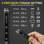 3.7V Precision Electric Screwdriver Set, 76 IN 1 Magnetic Storage Mini Electric - Image 2