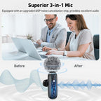Wireless Lavalier Microphone for iPhone, USB C, Camera Video Recording 4 in 1 - Image 2