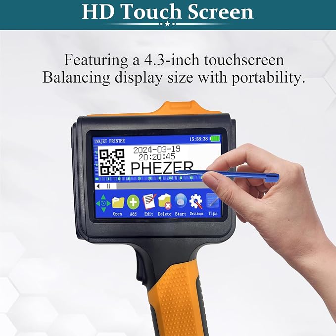 P19 Handheld Inkjet Printer for Any Surface, Portable 360° All-Round Coding - Image 4