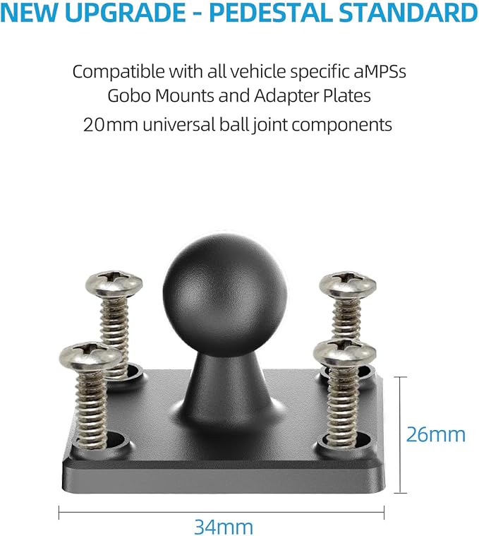 OHLPRO Heavy Duty Drill Base Tablet Holder Car Mount, iPad Mount - Image 6