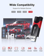 KOOTION 512GB USB Flash Drive 3.0 Thumb Drive, Retractable Zip Drive USB Memory - Image 4