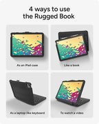 ZAGG Rugged Book Detachable Case and Magnetic-Hinged Keyboard - Image 8
