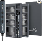 STREBITO Mini Electric Screwdriver Set, 70-in-1 Max Precision Electric by STREBITO
