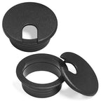 2 Pcs Desk Grommet 1.5Inch, ABS Plastic Desk Hole Cover, U-Shaped Desk Wire by Unknown