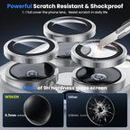 WSKEN for iPhone 16 Pro/iPhone 16 Pro Max Camera Lens Protector - Image 3