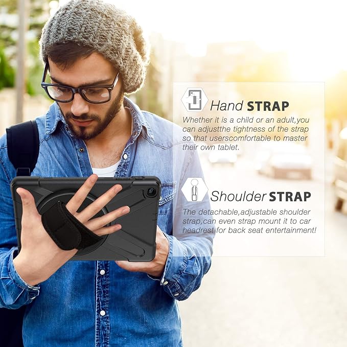 BRAECN for Galaxy Tab A 10.1 2019 Case, Heavy Duty Shockproof Rugged Case - Image 6