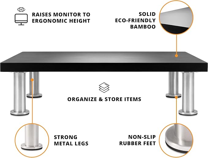 The Original Bamboo Monitor Stand - Image 2