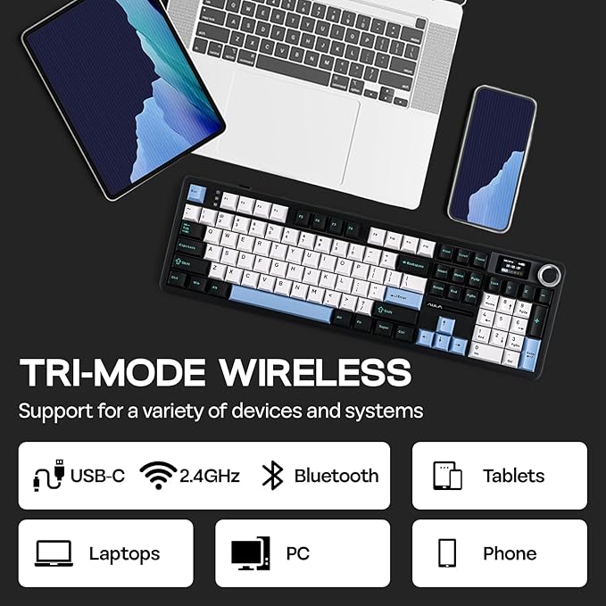 EPOMAKER X Aula F108 PRO Wireless Gaming Keyboard - Image 6