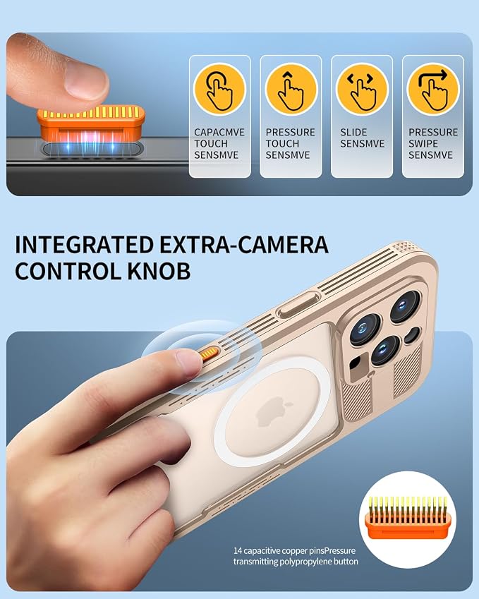 Lanhiem Magnetic for iPhone 16 Pro Case, IP68 Waterproof Dustproof Case - Image 3