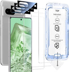 SMARTDEVIL [3+3 Pack for Google Pixel 8 Screen Protector by SmartDevil