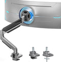 ARES WING Ultrawide Single Monitor Arm, Heavy Duty Monitor Mount by ARESWING