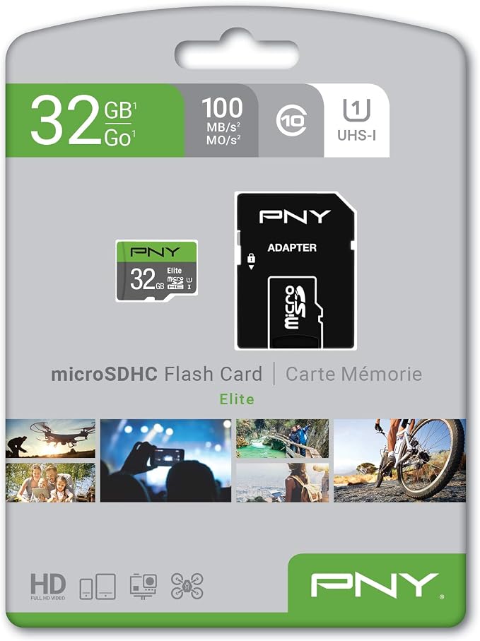 PNY 32GB Elite Class 10 U1 microSDHC Flash Memory Card - Image 8