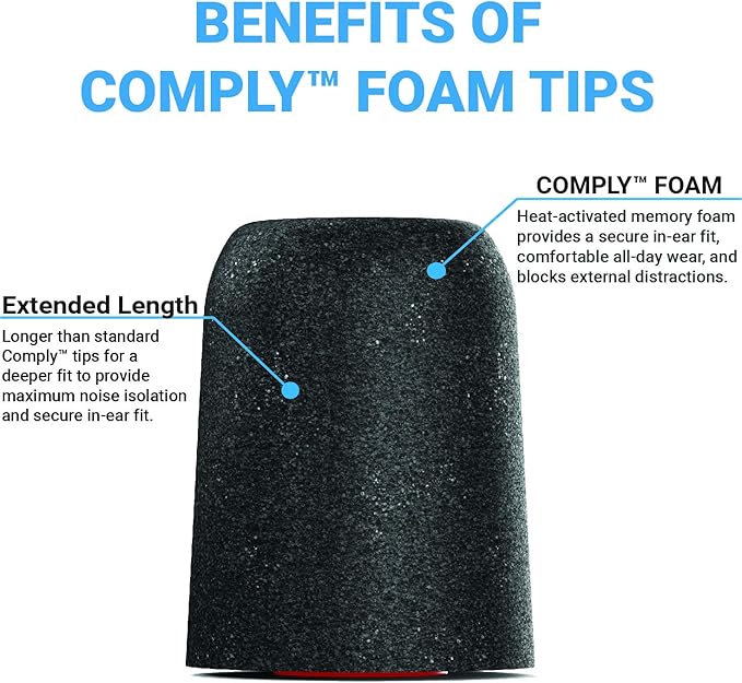 Comply Memory Foam Replacement Ear Tips - Image 4