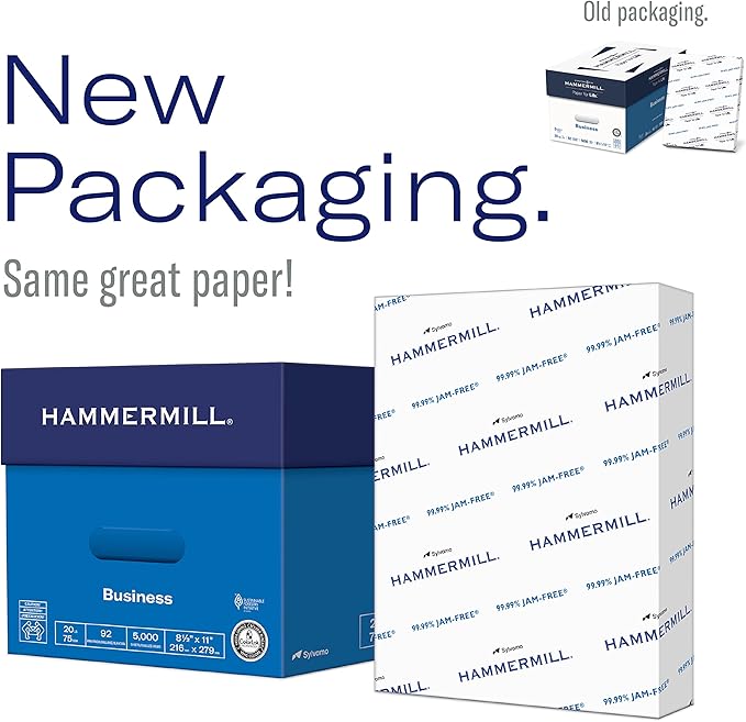 Hammermill Printer Paper, 20 lb Copy Paper, 8.5 x 14 - Image 2