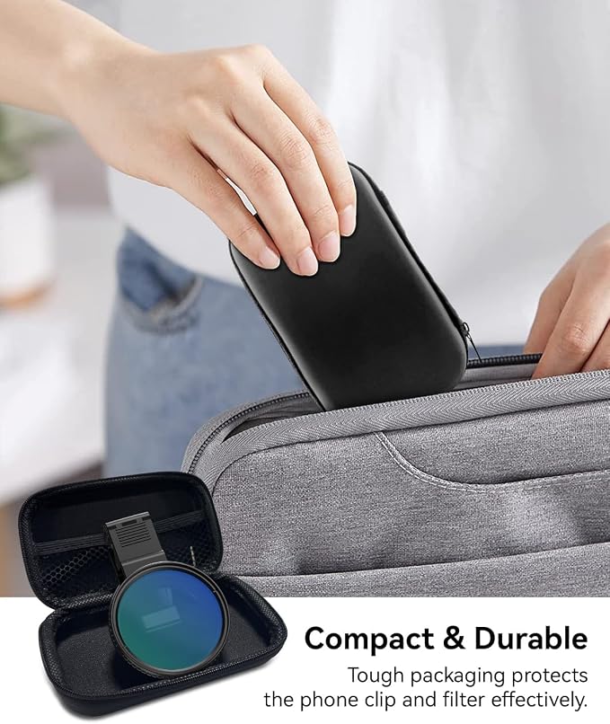 MIAO LAB 67mm CPL Filter for Phone, HD Polarizing Filter & Universal Cell Phone - Image 3