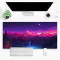 Purple Mouse Pad Pink Desk Mat Gaming Mousepad XXL Computer Pad 31.5 x 15.7 by Cindasun
