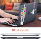 Mektron for MacBook Pro 16 Case A2141 2020 2019 Release, Matte Black Colorful - Image 7