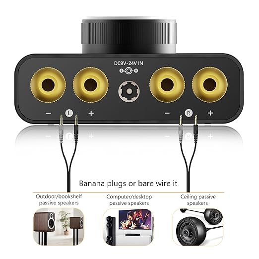 AK30 Mini Bluetooth Amplifier for Passive Speakers, 50W+50W 2.0CH Audio - Image 6