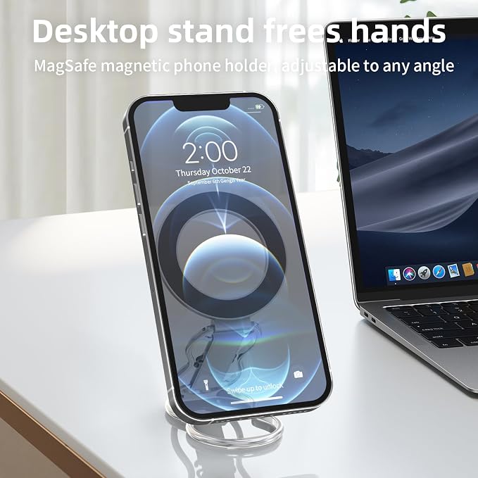 RESPECTED-BRO-Magnetic-Phone-Grip-Stand-with-Finger-Strap, 4-in-1 Magnetic Ring - Image 7