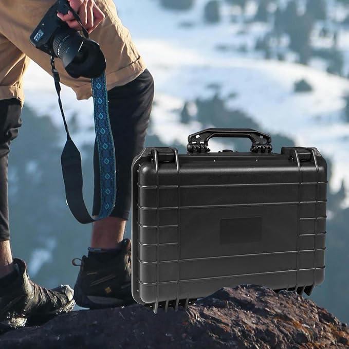 18x 13.8x 8 Inch Hard Case, Portable Weather Waterproof Protective Camera Case - Image 7