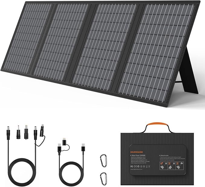 60W Portable Solar Panels Charger by MHPOWOS
