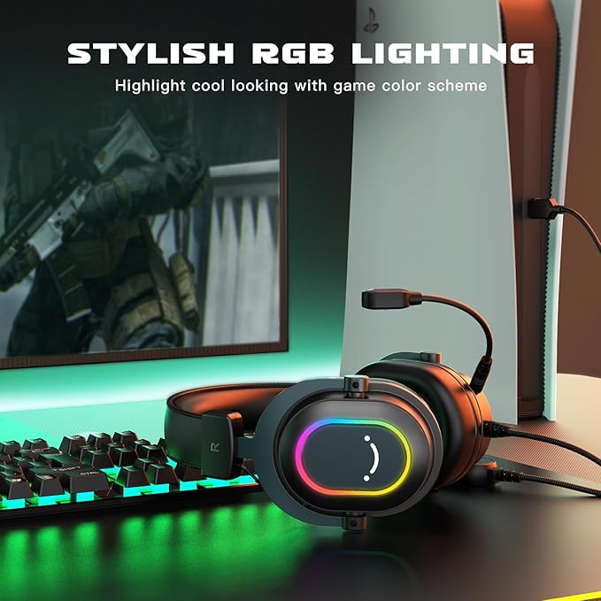 FIFINE Gaming Headset for PC-Wired Headphones - Image 5