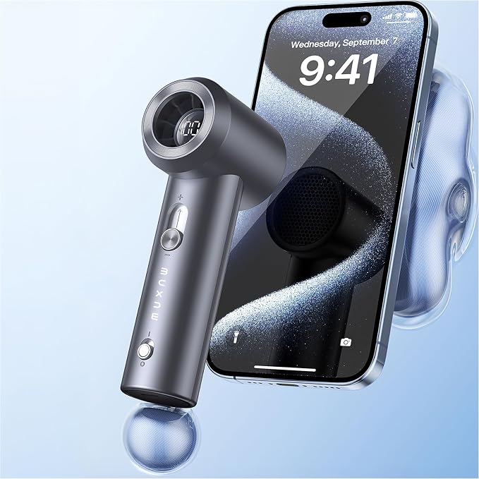 Portable Fan For Travel Mini: Small Pocket Handheld Personal Rechargeable by MUXNW