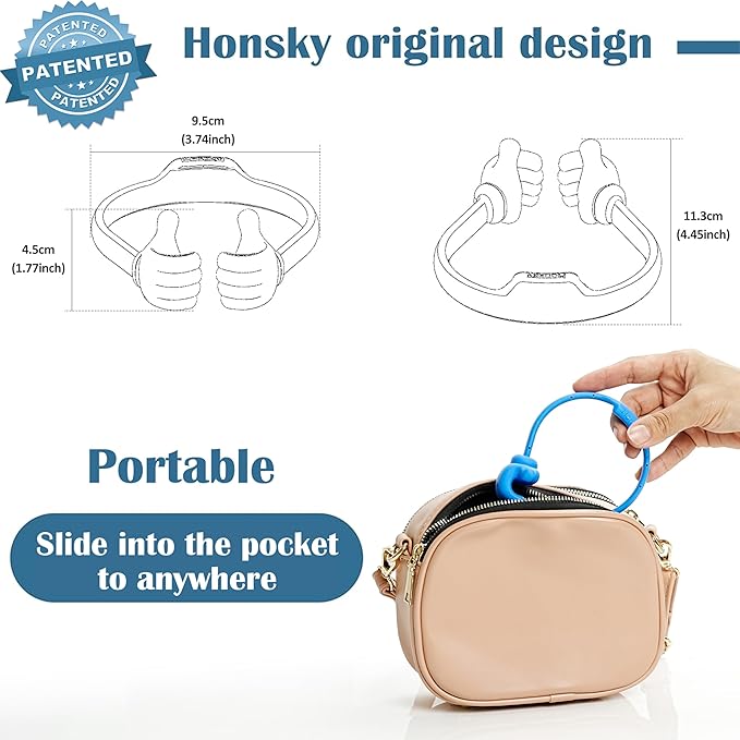 Honsky Cell Phone Stand Holder 2-Pack, Thumbs Up Lazy Phone Stand, Universal - Image 7