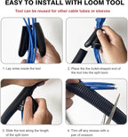 CrocSee 10ft - 1/4 inch Flame Retardant Split Wire Loom Tubing - Flexible Wire - Image 8