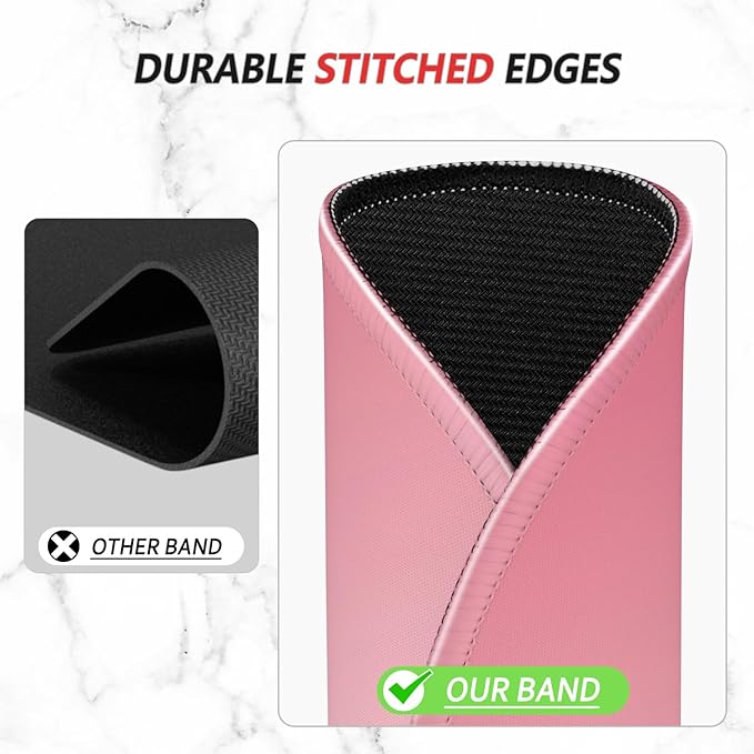 ITNRSIIET Mouse Pad Non-Slip Rubber Base Smooth Surface Stitched Edges - Image 5