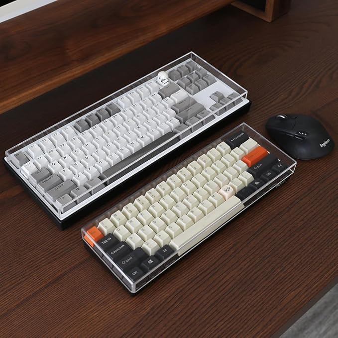 Acrylic Keyboard Dust Cover, 68 Keys Transparent Mechanical Keyboard Protective - Image 2