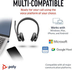 Poly Voyager 4320 UC Wireless Headset & Charge Stand - Image 6