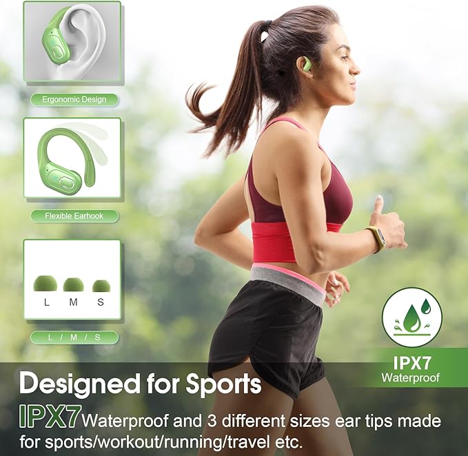 Wireless Earbuds 75hrs Bluetooth 5.4 Headphone Sport, 2026 Bluetooth Earbuds - Image 3