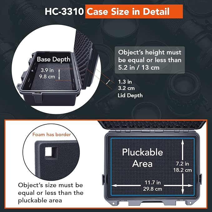 Lykus HC-3310 Waterproof Hard Case - Image 3