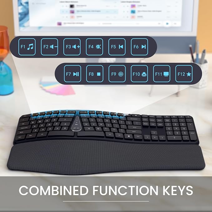 Wireless Ergonomic Keyboard, Split Keyboard - Image 6