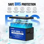 DC HOUSE 24V 100Ah LiFePO4 Lithium Battey, Low Temp Cut-Off BMS, Home Energy - Image 4