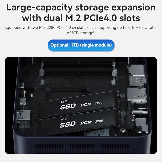TRIGKEY Mini PC, Intel Core i9 13900HK, Mini Computer - Image 5
