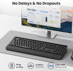 TECKNET Ergonomic Wireless Keyboard - Image 2