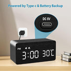 MOSITO Digital Wooden Alarm Clock - Image 6