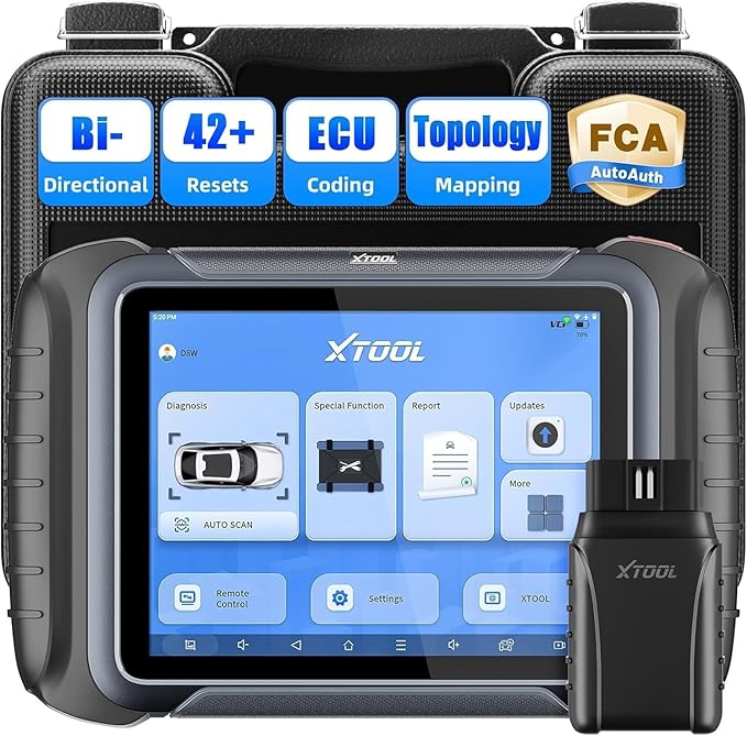 XTOOL D8W OBD2 Scanner Diagnostic Tool Wireless Bidirectional Scan Tool by XTOOL