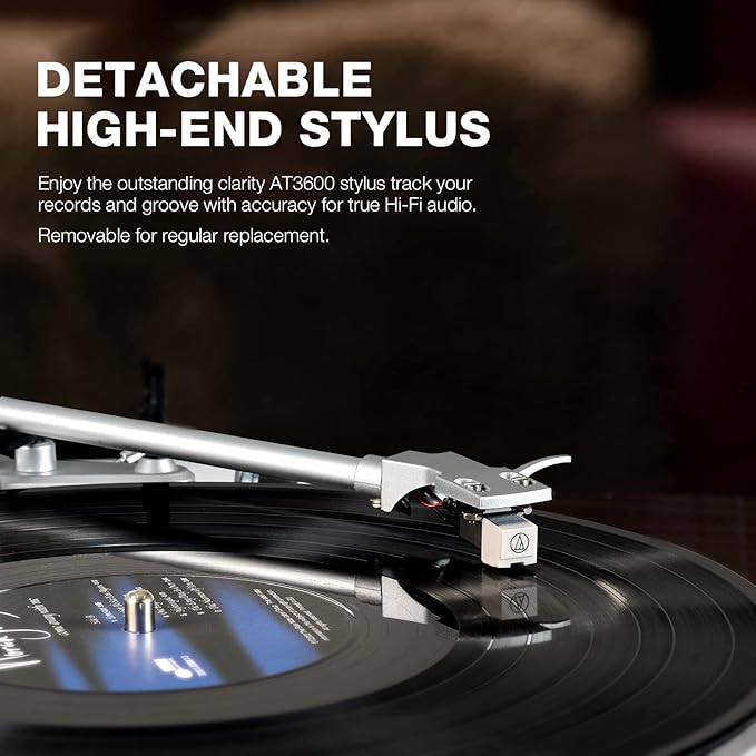 Turntables Belt-Drive Record Player - Image 2