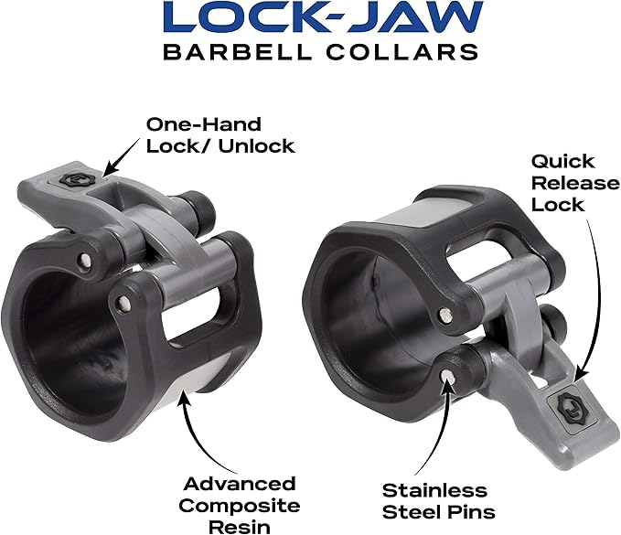 Lock-Jaw HEX 50mm / 2" Olympic Barbell Collar - Image 3