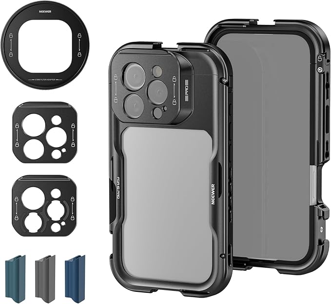 NEEWER 16 Pro Cage, Quick Release Video Rig Phone Stabilizer Compatible by Neewer
