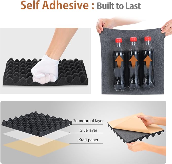 36 Pack Acoustic Foam Panels - Image 3